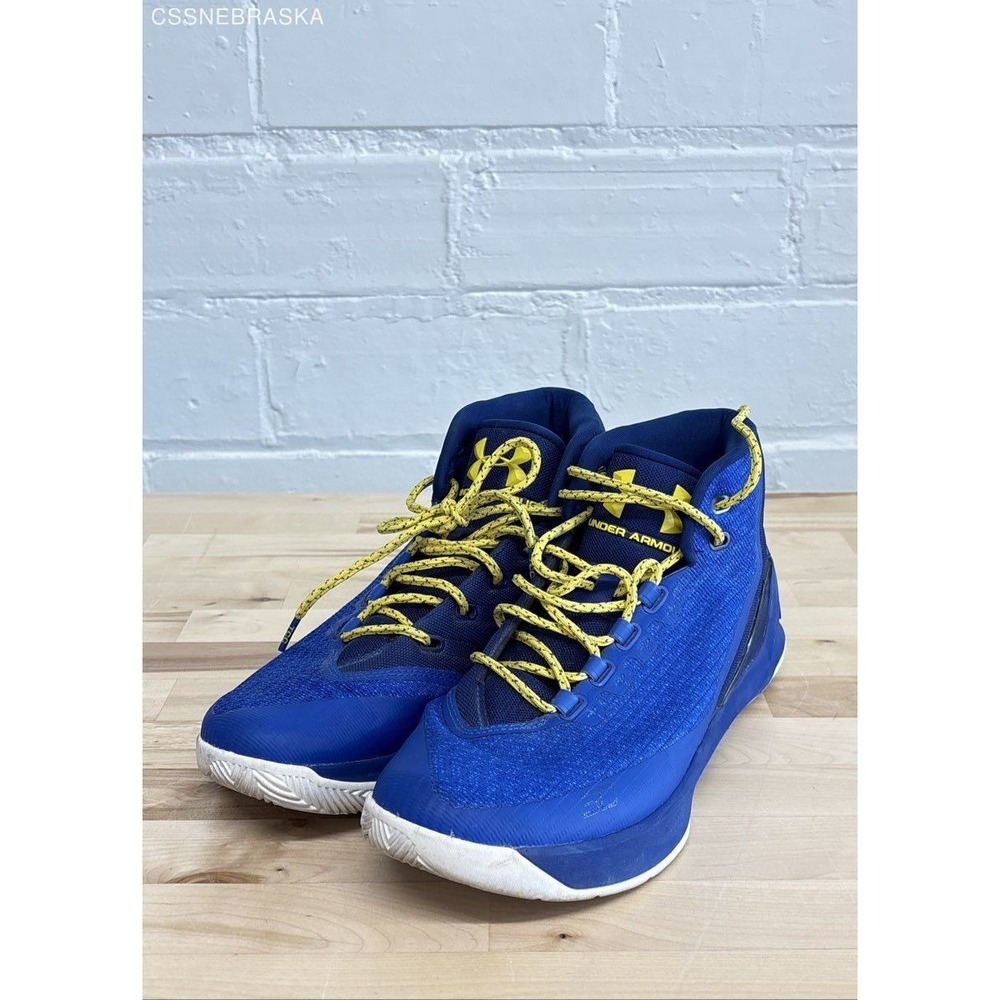 Under Armor Blue Curry 3 Dub Nation Blue Men's Basketball Shoes 1269279-400 - 11